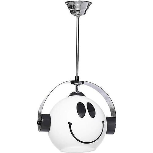 Universal Smiley visage noir moderne single room lustre