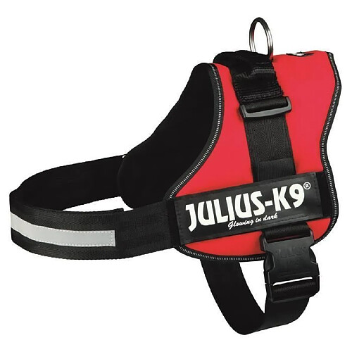 Julius K9 Harnais Power Julius-K9 - 3 - XL : 82-118 cm-50 mm - Rouge - Pour chien