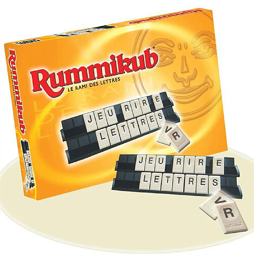 Hasbro RUMMIKUB - Lettres - Jeu de societe de reflexion - Jeu educatif