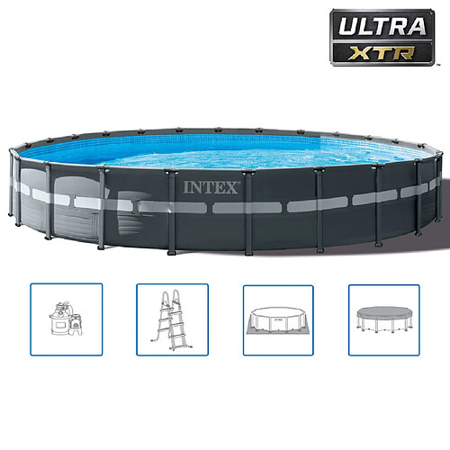 Intex Ensemble de piscine ronde Ultra XTR Frame 732 x 132 cm 26340GN