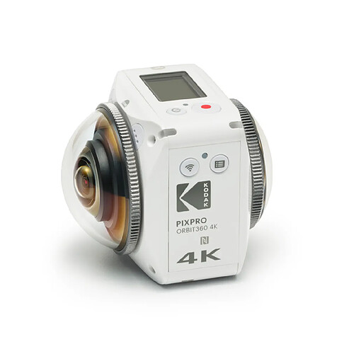 KODAK Pixpro 4KVR360 Blanc - Pack Aventure