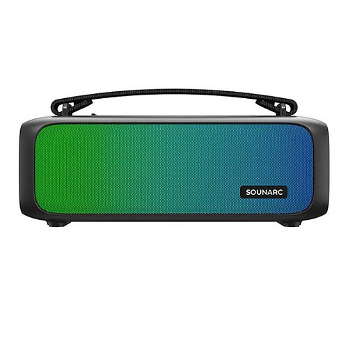 SOUNARC P3 Portable Speaker, 16W Stereo Sound, Bluetooth 5.1, Various LED Modes