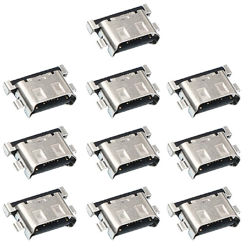 Wewoo Connecteur de port de chargement de 10 PCS pour Galaxy A60 A605F