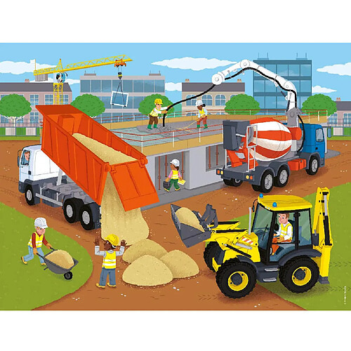 Nathan Puzzle 30 pièces : Le chantier