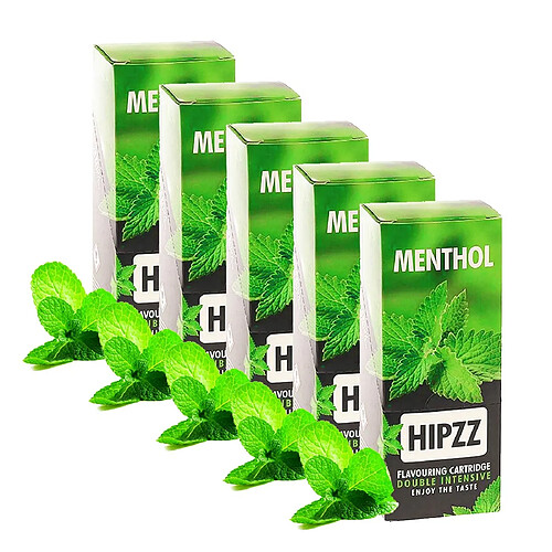 100 x Cartes Fraîcheur Hipzz Menthol