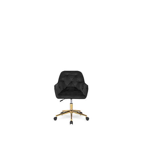 Vivaldi Fauteuil Pivotant MILAN Noir Velours