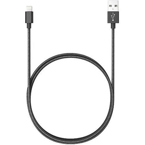 Câble de Charge Lightnin-USB Mâle, Charge Rapide, 1,2 m,Câble D'alimentation IOS, , Noir, Blaupunkt, BLP0213.133