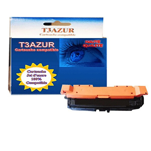 T3AZUR - Toner générique HP CE270A / HP 650AB Noir