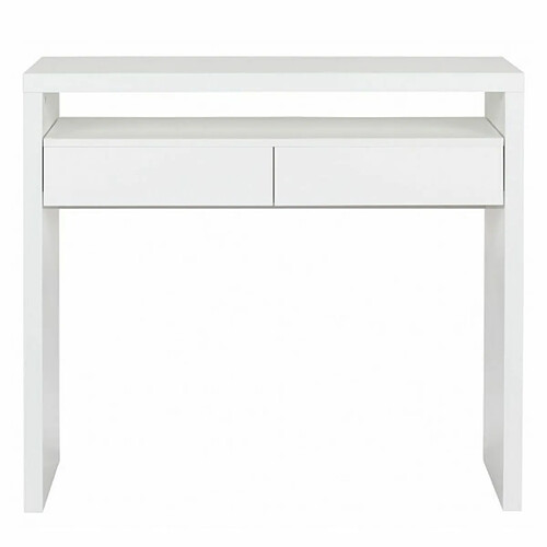 Paris Prix Bureau Extensible 1 Tiroir Azort 100cm Blanc