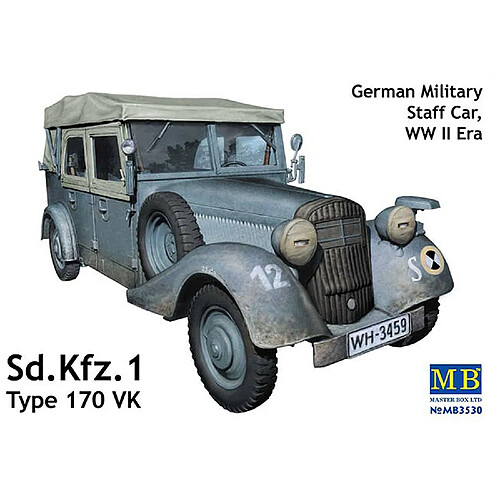 Master Box Maquette véhicule d'Etat-Major allemand : Sd.Kfz.1 Type 170 VK