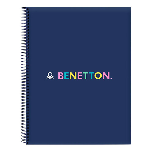 Carnet Benetton Cool Blue marine A4 120 Volets