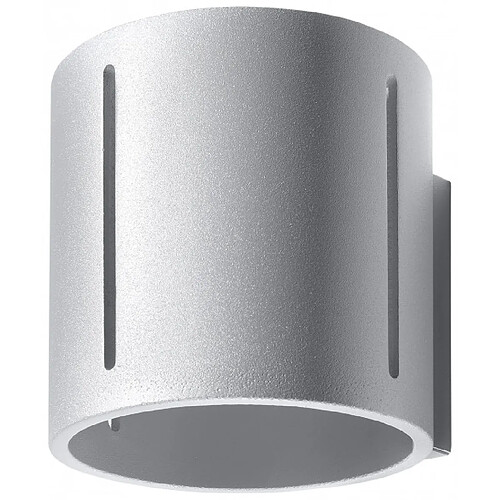 Luminaire Center Applique murale INEZ aluminium gris 1 ampoule