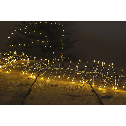 Feeric Lights And Christmas Guirlande Boa d'extérieur 5 mètres - 400 LED - Blanc