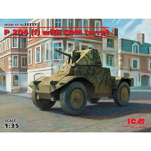 Icm Maquette Véhicule Panzerspähwagen P 204 (f) With Cdm Turret