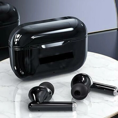 Justgreenbox Casque HIFI à réduction de bruit avec micro et Bluetooth, Noir