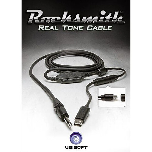 Ubi Soft Câble Rocksmith de 3,429 m pour connecter la guitare à la TV