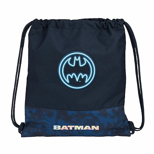 Sac à dos serré par des ficelles Batman Legendary Blue marine 35 x 40 x 1 cm