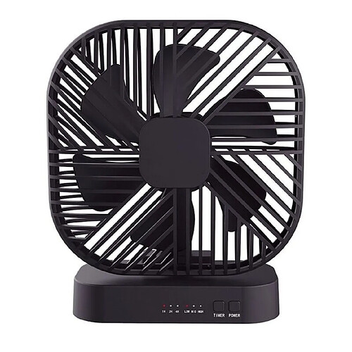 Universal Ventilateur USB magnétique Ventilateur de bureau alimenté par batterie USB ou AA avec fonction de synchronisation à 3 vitesses | Gadget USB