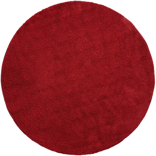 Hadorn Tapis shaggy 125x125 rouge Luzern