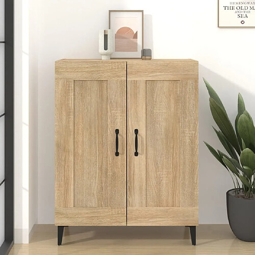 Maison Chic Buffet,Meuble de Rangement,commode pour salon,Cuisine Chêne sonoma 69,5x34x90 cm Bois d'ingénierie -MN93362