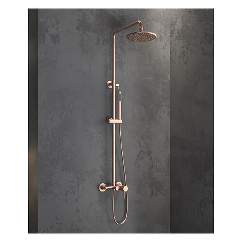 Karag Colonne de douche ARTEMIS avec douchette en inox rose gold H. 122 cm