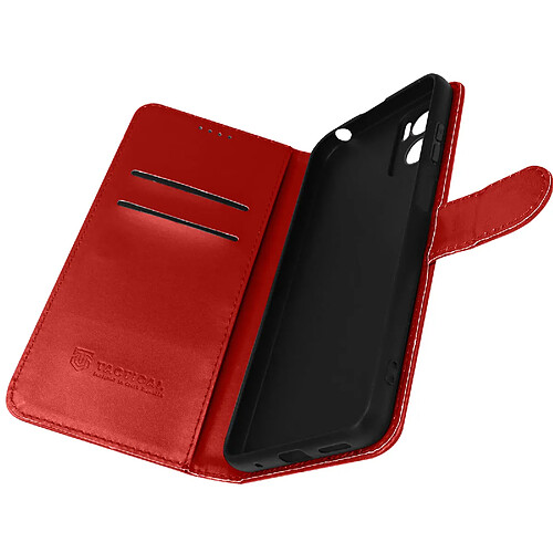 Étui pour Motorola Moto E22 et E22i Portefeuille Tactical Field Notes rouge