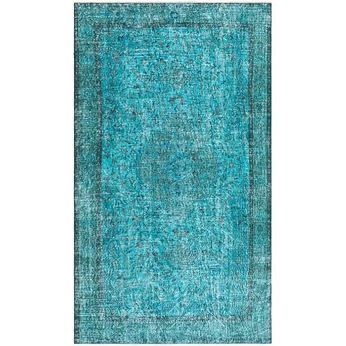 Vidal Tapis de laine 292x173 turquoise Ultra Vintage