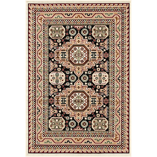 Hadorn Tapis 180x119 noir Gharajeh