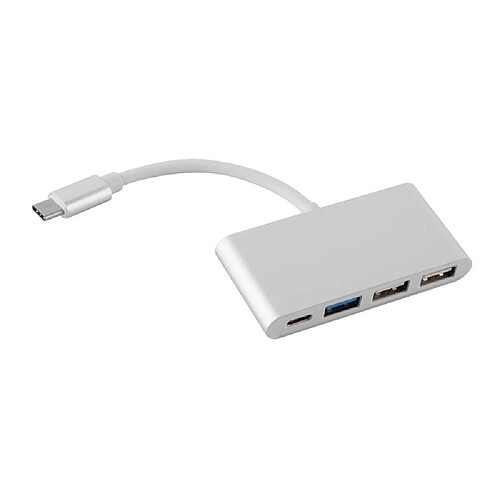 Cadorabo 4 Ports USB multi-interface Plug & Play avec port USB-C