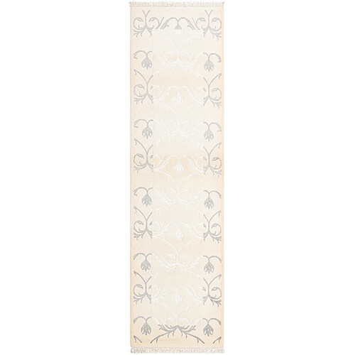 Vidal Tapis de couloir en laine 295x79 beige Darya