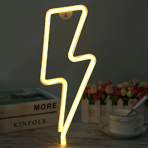 Universal Lightning Neon Deco Modelage Lampe Chambre Idee Deco Mural Lumineux (A)