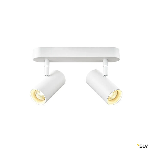 Applique et plafonnier intérieur à LED SLV NOBLO, double, blanc, 16W, 2700K, variable