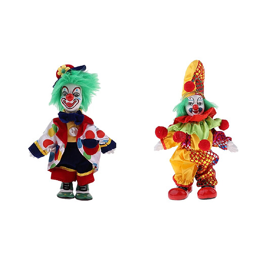 Poupées en porcelaine Clown