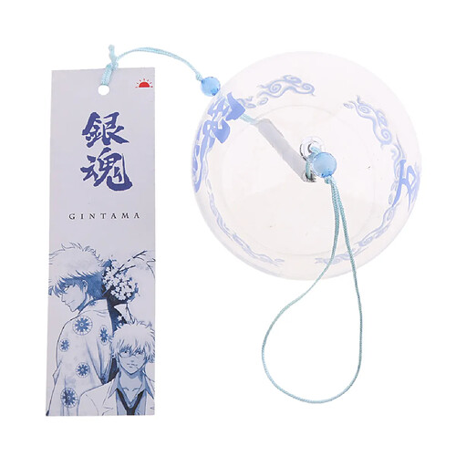 windchime en verre de style japonais suspendus bénédiction cloches carillons éoliens maison 8