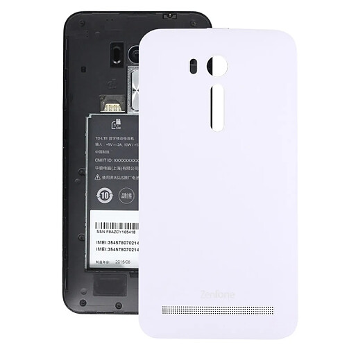 Wewoo Coque arrière blanc pour 5,5 pouces Asus Zenfone Go / ZB551KL couvercle de la batterie pièce détachée