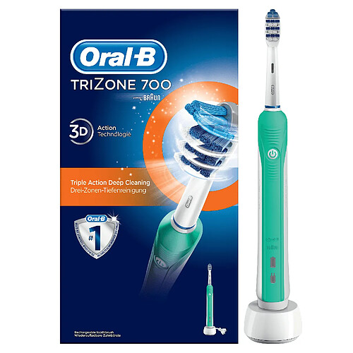 Oral-B TriZone 700 Adulte Brosse à dents rotative oscillante Bleu