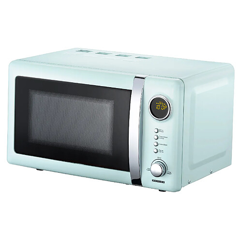 Melissa 16330110 - Four à micro-ondes électronique, 20 L, 700W, bleu ciel