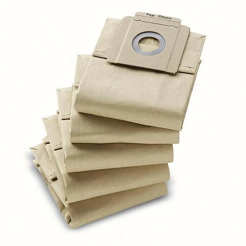 Lot de 10 sacs filtrants papier Kärcher T71 T91 T101 69043330