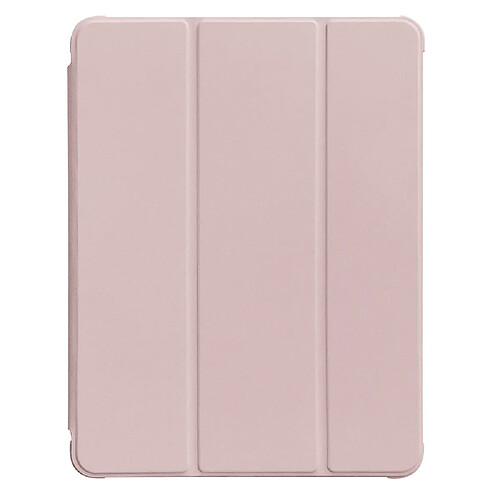 Ozzzo stand tablet coque smart cover pour ipad pro 12,9 2021 avec fonction de support rose