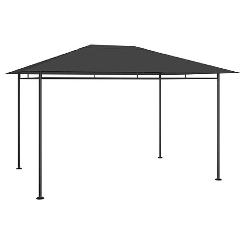 vidaXL Belvédère 384x281x270 cm Anthracite 180 g/m²