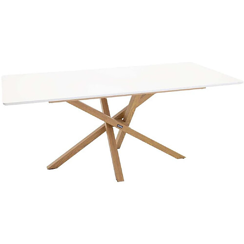 Venture Home Table de repas 90 x 180 cm Piazza blanc.