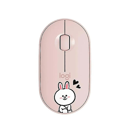 Universal Yyh souris infructueuse souris Bluetooth Slim pour ordinateur portable (rose)