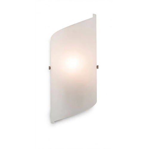 Luminaire Center Applique murale Torino Verre gelé 1 ampoule 31cm