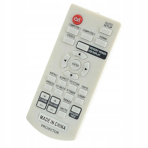 GUPBOO Télécommande Universelle de Rechange Pour Panasonic PT-LB332 PT-LB353 PT-LB382 PT-LB383 P