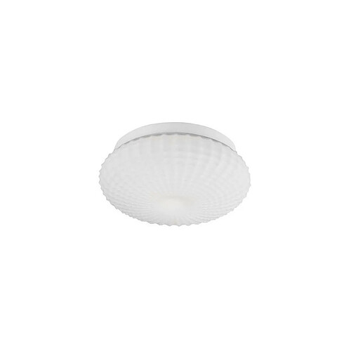 NOVA LUCE Plafonnier Salle de Bain CLAM Blanc LED E27 2x12 W