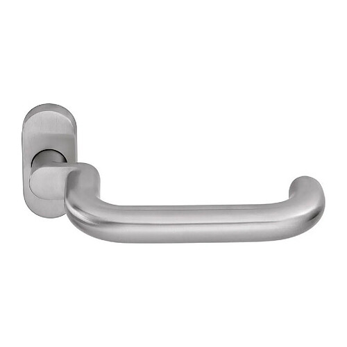 OGRO Poignée porte 8100A FS/6621 ER Inox F1 courbé carré.9mm