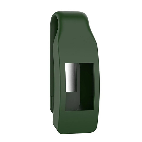 Wewoo Protection écran Étui de en silicone pour bouton Clip Smart Watch Fitbit Inspire / HR / Ace 2 Vert armée