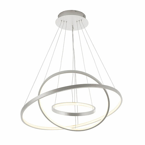 Suspension Thai Natura Argenté Métal 50 W 70 x 150 x 70 cm