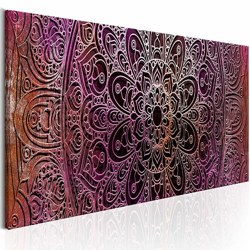 Paris Prix Tableau Imprimé Mandala : Amethyst Energy 45 x 135 cm