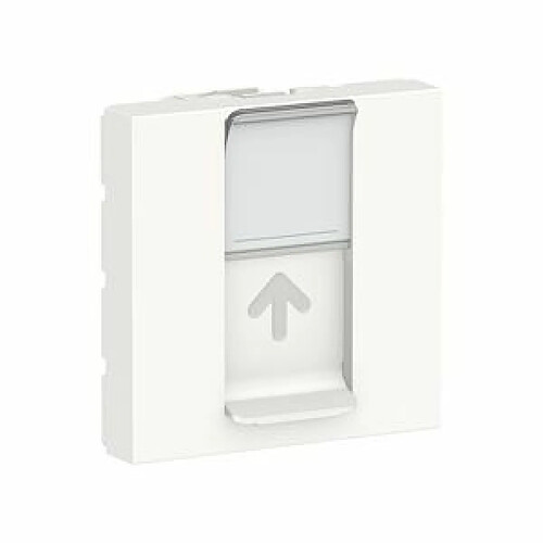 prise rj 45 - 2 modules - s-one - blanc - schneider electric nu941118